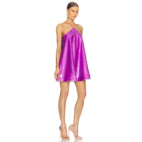 NEW Alexis Shana Dress Violet Medium - Picture 5 of 17